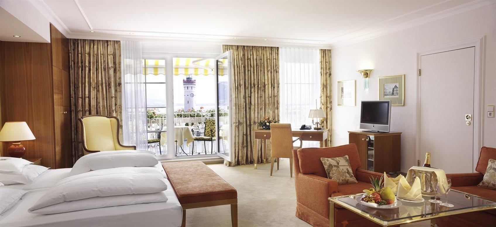 拜耶里斯彻酒店 林道 外观 照片 A typical room at the Hotel de France